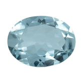 AQUAMARINE CUT OVAL (C/SI) (WINDOW) 8X6MM 1.30 Cts.