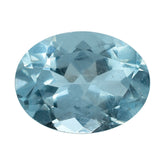 AQUAMARINE CUT OVAL (A/SI) 8X6MM 1.14 Cts.
