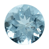 AQUAMARINE CUT ROUND (C/SI) 6MM 0.95 Cts.