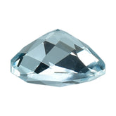 AQUAMARINE CHECKER CUT CUSHION (C/SI) 6MM 0.7 Cts.