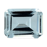 AQUAMARINE CUT OCTAGON (C/SI) 9X7MM 1.45 Cts.