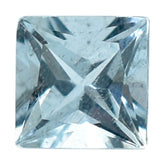 AQUAMARINE PRINCESS CUT SQUARE (A/SI) 3MM 0.13 Cts.