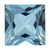 AQUAMARINE PRINCESS CUT SQUARE (A/SI) 6MM 0.85 Cts.