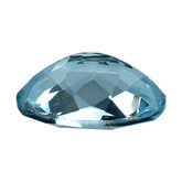 AQUAMARINE CHECKER CUT OVAL (A+/SI) 7X5MM 0.67 Cts.