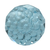 AQUAMARINE FACETED DROPS (HALF DRILL) (A+/SI) 7X5MM 1.43 Cts.
