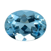 AQUAMARINE CUT OVAL (A+++/SI) 8X6MM 0.99 Cts.