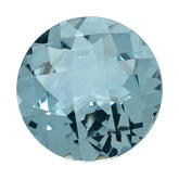 AQUAMARINE CHECKER CUT ROUND (A+) 8.50MM 1.79 Cts.