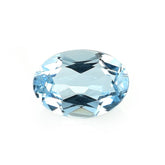 AQUAMARINE CUT OVAL (A++)(CLEAN)(WINDOW) 7.00X5.00 MM 0.66 Cts.