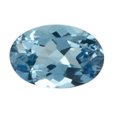 AQUAMARINE CUT OVAL 6X4MM 0.40 Cts.