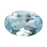 AQUAMARINE CUT OVAL 6X4MM 0.45 Cts.