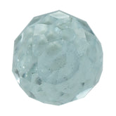 AQUAMARINE FACETED DROPS (HALF DRILL 0.80MM) (A+/SI) 8X5MM 1.35 Cts.