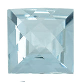 AQUAMARINE CHECKER CUT SQUARE 4MM 0.32 Cts.