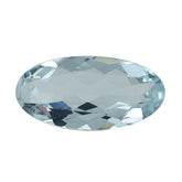 AQUAMARINE CUT OVAL 12X6MM 1.35 Cts.