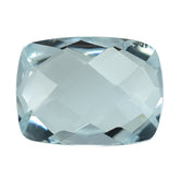 AQUAMARINE BRIOLETTE CUSHION 8X6MM 1.31 Cts.
