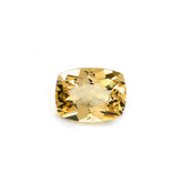 AQUAMARINE YELLOW CUT (DARK/CLEAN) CUSHION 8.00X6.00 MM 1.40 Cts.