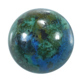AZURITE PLAIN ROUND CAB 12.00X12.00 MM 6.76 Cts.