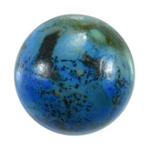 AZURITE PLAIN ROUND CAB 10.00X10.00 MM 4.08 Cts.
