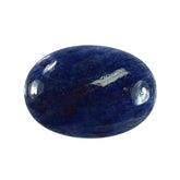 BLUE AVENTURINE PLAIN LENTIL OVAL 14X10MM 5.00 Cts.