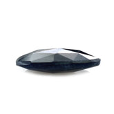 BLUE AVENTURINE ROSE CUT BRIOLETTE PEARISH 14X10MM 3.72 Cts.