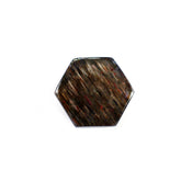 BLACK SHINE GOLDEN SUNSTONE HEXAGON CAB 6MM 0.97 Cts.