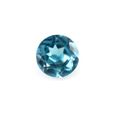 NATURAL BLUE ZIRCON CUT ROUND 4MM 0.38 Cts.
