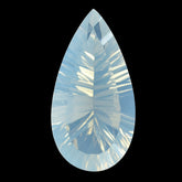 BLUE MOON QUARTZ CONCAVE CUT PEAR 25X13MM 12.98 Cts.