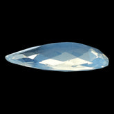 BLUE MOON QUARTZ CHECKER CUT PEAR 21X9MM 5.71 Cts.