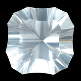 BLUE MOON QUARTZ CONCAVE CUT CUSHION NINETY CUT (DES#22) (1ST) 12MM 6.28 Cts.