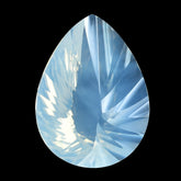 BLUE MOON QUARTZ CONCAVE BRIOLETTE PEAR (1ST) 20X15MM 13.26 Cts.