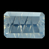 BLUE MOON QUARTZ CONCAVE LIGHTENING CUT OCTAGON (1ST) 14X9MM 5.45 Cts.