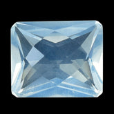 BLUE MOON QUARTZ SPECIAL CHECKER OCTAGON 12X10MM 5.70 Cts.