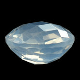 BLUE MOON QUARTZ CHESS CUT BRIOLETTE ROUND (1ST) 12MM 6.56 Cts.