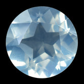 BLUE MOON QUARTZ PENTAGON ROUND WITH STAR CUT BACK 15MM 11.31 Cts.