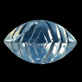 BLUE MOON QUARTZ BUFFTOP CONCAVE BACK MARQUISE (DES#100) 20X12MM 9.93 Cts.