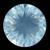 BLUE MOON QUARTZ CONCAVE CUT ROUND (DES#45) 12MM 6.15 Cts.