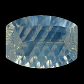 BLUE MOON QUARTZ CONCAVE WIDE BARREL (DES#107) 16X12MM 10.22 Cts.