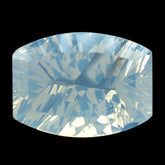 BLUE MOON QUARTZ CONCAVE WIDE BARREL (DES#107) 16X12MM 9.79 Cts.