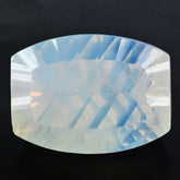 BLUE MOON QUARTZ CONCAVE WIDE BARREL (DES#107) 16X12MM 10.21 Cts.