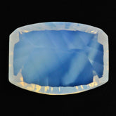 BLUE MOON QUARTZ CONCAVE WIDE BARREL (DES#107) 16X12MM 10.21 Cts.