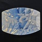 BLUE MOON QUARTZ CONCAVE WIDE BARREL (DES#107) 18X13MM 13.16 Cts.