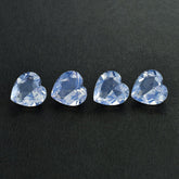 BLUE MOON QUARTZ CUT HEART 11X11MM 4.73 Cts.