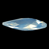 BLUE MOON QUARTZ CHECKER CUT PEAR 21X9MM 5.98 Cts.