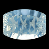 BLUE MOON QUARTZ CONCAVE CUT CUSHION 14X10MM 6.32 Cts.