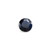 BLACK SAPPHIRE CUT ROUND 4.50MM (BLACK/CLEAN) 0.46 Cts.