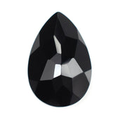 BLACK ONYX CHECKER CUT PEAR 15X10MM 4.94 Cts.