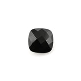 BLACK ONYX CHECKER CUT CUSHION 11MM 4.00 Cts.