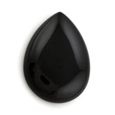 BLACK ONYX PEAR CAB 30X22MM 27.90 Cts.