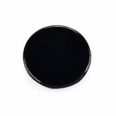 BLACK ONYX TABLE CUT ROUND CAB 17MM 8.69 Cts.