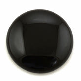 BLACK ONYX ROUND CAB 34MM 71.60 Cts.