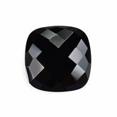 BLACK ONYX BRIOLETTE CUSHION 15MM (BLACK/CLEAN) 7.80 Cts.